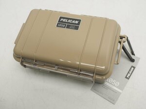 新品 PELICAN 1050 CASE ペリカンケース マイクロケース カラー:デザートタン 外寸:20.3x12.9x7.9cm [1050-025-190] ケース用品[3FZ-57115]