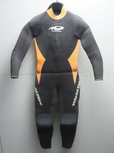 USED WorldDive ワールドダイブ ウェットスーツ 5mm 165cm/60kg 平置きサイズ:胸囲41cm 腹囲36cm 尻囲46cm ダイビング用品 [Z57286]