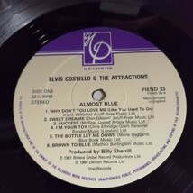 D01 中古LP 中古レコード　ELVIS COSTELLO almost blue UK盤 FIEND 33 エルヴィスコステロ　_画像4