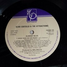 D01 中古LP 中古レコード　ELVIS COSTELLO almost blue UK盤 FIEND 33 エルヴィスコステロ　_画像5