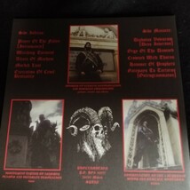 D01 中古LP 中古レコード　 PROCLAMATION execration of cruel bestiality US盤 ANTI-GOTH128 ピクチャーディスク スペイン ブラックメタル_画像2