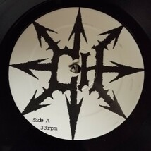 D01 中古LP 中古レコード　CHAOS HORDE demo86 US盤　psycho wolf 006 US　スラッシュ　スピードメタル_画像4