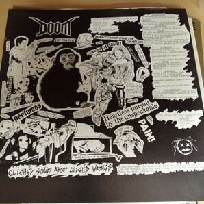 D01 中古LP 中古レコード DOOM double peel sessions SFPMA203 UK盤 ハードコア UKパンクの画像5