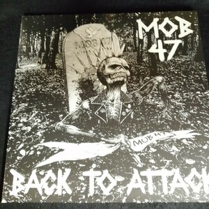 D01 中古LP 中古レコード　MOB47 back to attack 1983-1986 DTAKT10 スウェーデン盤　2枚組　クリアグリーンビニール　ハードコア