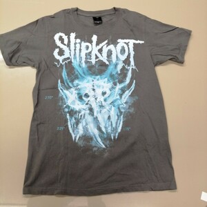 D01 バンドTシャツ　スリップノット　スレートグレー　SLIPKNOT