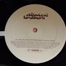 D01 中古LP 中古レコード　ケミカルブラザーズ　hey boy hey girl CHEMICAL BROTHERS CHEMST8 EU盤　シングル_画像6