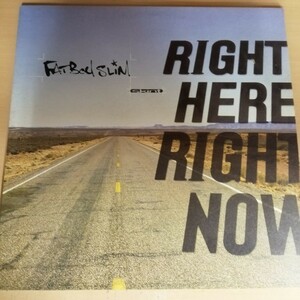 D01 中古LP 中古レコード　ファットボーイスリム　FAT BOY SLIM right here right now UK盤　SKINT 46 シングル