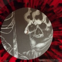 D01 中古LP 中古レコード ABIGAIL forever street metal bitch DKLP 018 フランス盤 赤黒スプラッタービニール ポスター付き ジャパメタ　_画像8