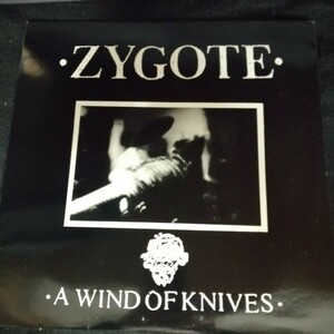 D01 中古LP 中古レコード　ZYGOTE a wind of knives MCRUK003 UK盤　日本のパンク