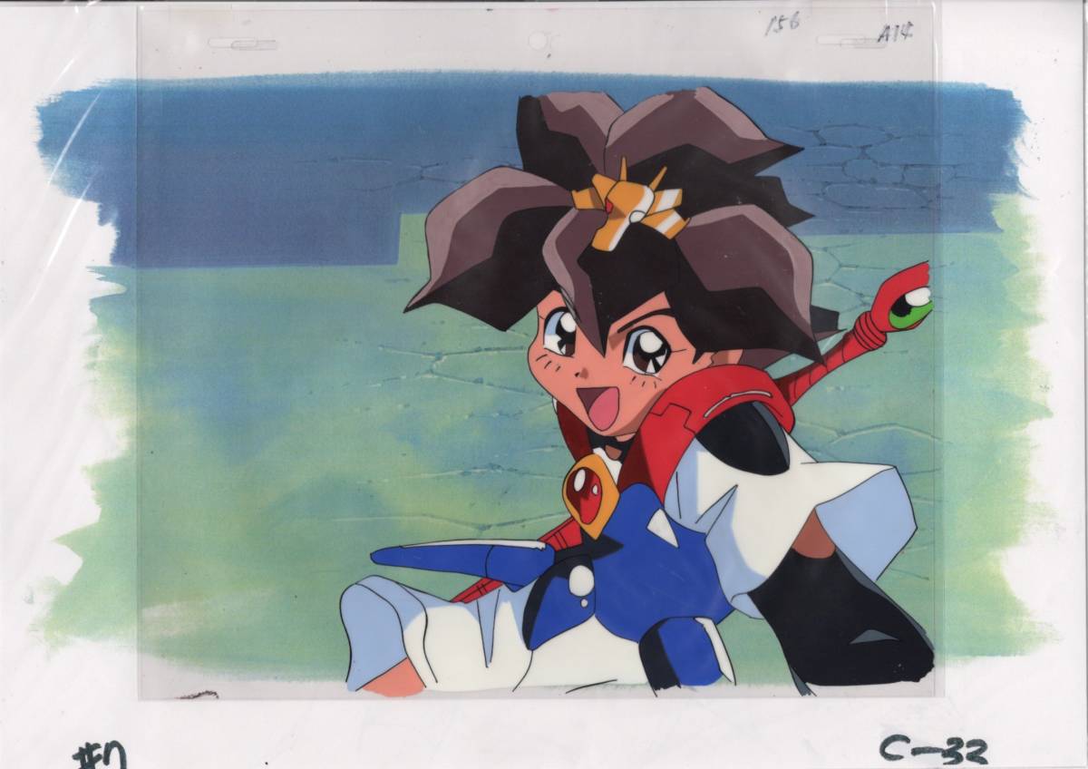 Mashin Hero Wataru cel 12♯ illustration originale de peinture ancienne, Animation sur celluloïd, Ma rangée, Wataru, héros Mashin 