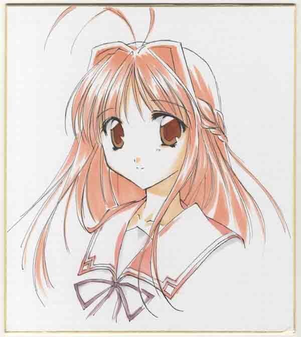 Nanairo Love Pronóstico del tiempo Dibujado a mano Shikishi Makako Matsushita # Ilustración Pintura, Historietas, Productos de anime, firmar, Autógrafo