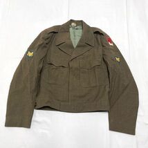 4着!! 50s 米軍　M-1950 アイクジャケット ウール ビンテージ ジャケット ミリタリー アメリカ古着 U.S.ARMY 士官 USMC 古着卸 まとめ売り_画像4