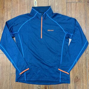 marmot マーモット ヒートナビボルケーノ ハーフジップ 紺 XL heat navi g1