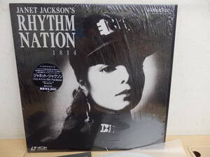 [52229CM]* б/у retro LD лазерный диск изображение Janet Jackson nRHYTHM NATION