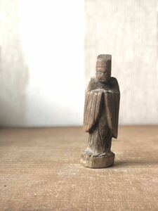 木彫　神像　李朝　江戸時代　仏教美術　古民藝
