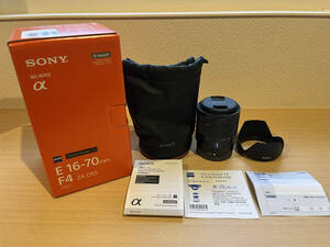  SONY ソニー ツァイス ズームレンズ APS-C E 16-70mm F4 ZA OSS [Eマウント] SEL1670Z【未記入保証書付】