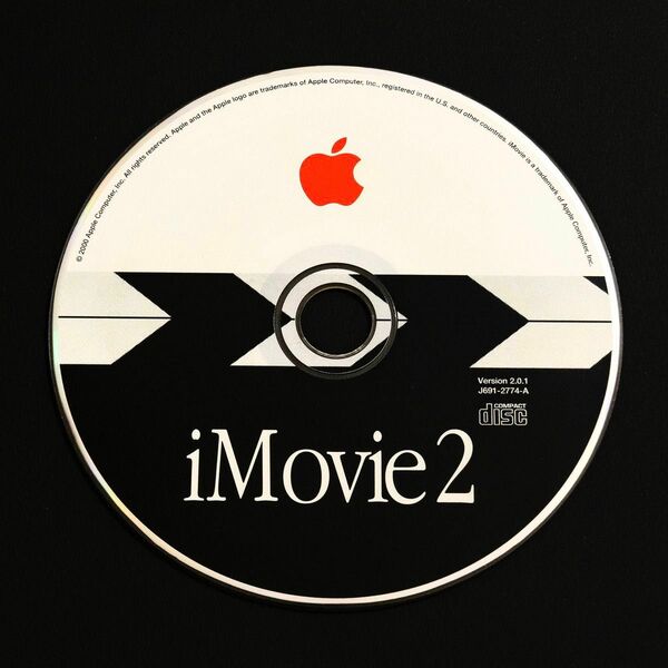 【2000年】アップル iMovie2 インストールディスク CD-ROM Power Mac G4 Cube付属 コレクション