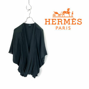 HERMES エルメス シルク シャツ ブラウス size 34 0106060