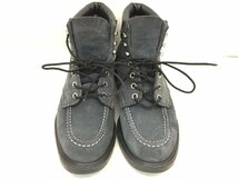 RED WING レッドウィング 8803 スーパーソール モックトゥ ブーツ 26.5cm スエード ネイビー 箱付き 中古【MA010008】_画像2