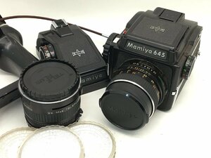 マミヤ Mamiya M645/MAMIYA-SEKOR C 1:2.8 f=80mm 中判カメラ 付属品付き ジャンク 中古【UW010347】