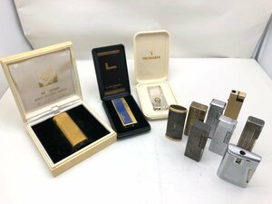 ■ Yves Saint Laurent/RONSON/maruman/LANCEL 他 ガスライター まとめ 火花あり/現状渡し 中古【UW010420】