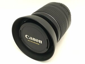 CANON ZOOM LENS EF-S 18-55ｍｍ 1：3.5-5.6 IS II 一眼レフカメラ用レンズ フード付き ジャンク 中古【UW010453】