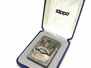 ■Zippo オイルライター A SEA ROBBER 1995年製 火花あり 箱付き 中古【UW010446】