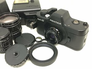 PENTAX auto110/PENTAX-11 1:2.8 24mm/1:2.8 18mm/1:2.8 50mm 一眼レフカメラ レンズ 付属品付き ジャンク 中古【UW010682】