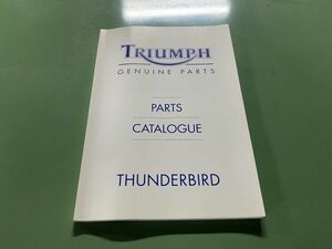 TRIUMPH THUNDERBIRD оригинальный список запасных частей Triumph PARTS каталог 