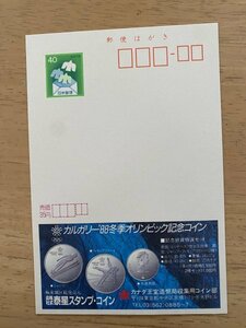 額面40円はがき　エコーはがき　未使用はがき　広告はがき　泰星スタンプコイン　記念コイン　カナダ王室造幣局収集用コイン