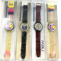 C245-I30-5045 ◎ swatch スウォッチ 4点セット 裏スケ セミスケ メンズ 腕時計 自動巻き 23石 ケース付き 稼働_画像1