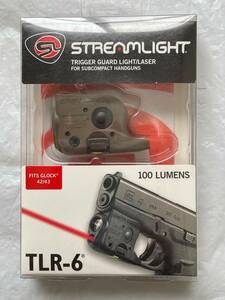 ★新品未使用！Streamlight TLR-6 GLOCK 42/43用 ウェポンライト