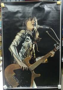 ②A1 ポスター　 Suzi Quatro スージー・クアトロ　当時物・傷み/汚れあり