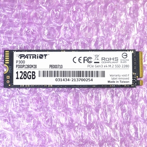 使用771時間 PATRIOT P300 NVMe PCI Gen 3.0 M.2 2280 SSD 128GB