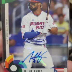 2023 World Baseball メレンデス 直筆サインカード
