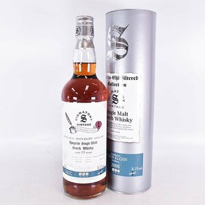 ★グレン エルギン 13年 2008-2021 シグナトリー ヴィンテージ 信濃屋 ＊箱付 700ml 55.5% スペイサイド GLEN ELGIN A080282