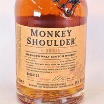 1円～★モンキー ショルダー オリジナル バッチ27 ※ 700ml 40% スコッチウイスキー MONKEY SHOULDER A210078_画像2