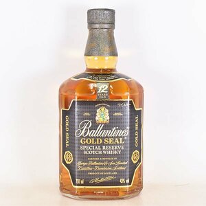 1円～★バランタイン ゴールドシール 12年 角瓶 750ml 43% スコッチウイスキー Ballantine's A280303