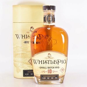 ★ホイッスル ピッグ 10年 スモールバッチ ライ ＊箱付 700ml 50% カナディアン ライ ウイスキー WHISTLE PIG A280304