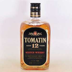 1円～★トマーティン 12年 旧ラベル 角瓶 ★特級 750ml 43% ハイランド TOMATIN A210022