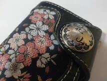 花山レザーウォレット/KAZAN LEATHER WALLET（ブラック）_画像4