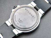 1円～! ジャンク品★正規品 BVLGARI ブルガリ AL38A アルミニウム 保証書付き 自動巻き デイト 純正ブレス メンズ腕時計 TTKLG4519_画像5