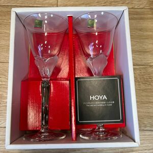 HOYA CRYSTAL ペア グラス 