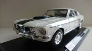 マイスト1/18◆1968 フォード マスタング GT コブラ ジェット ◆1968 Ford Mustang GT Cobra Jet