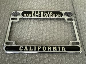  Harley license frame VISALIA HARLEY-DAVITSON CALIFORNIA number frame control HD3