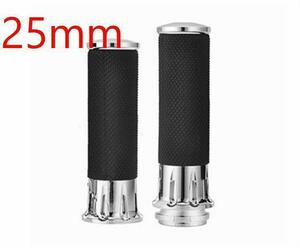  immediate payment motorcycle supplies bike parts Steering wheel grip 25mm 1 -inch silver all-purpose Harley Kawasaki Honda Yamaha etc. all-purpose imo screw fixation 