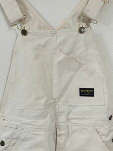 OSHKOSH／オシュコシュ／オーバーオール／生成り／90s／ミントコンディション／ワークパンツ ／オールド／ヴィンテージ