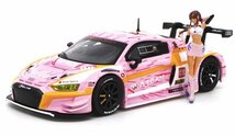 【POP RACE社製】★1/64 Audi R8 LMS エヴァ RT 正規実用型（ヴィレカスタム） 8号機 X Works 真希波・マリ フィギュア セット_画像2