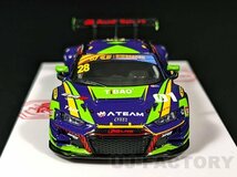 【POP RACE社製】★1/64 Audi R8 LMS エヴァンゲリオン(エヴァンゲリヲン)RT 初号機 TSRT R8 Macau GT Cup 2020 ＆ レイRQフィギュアセット_画像2