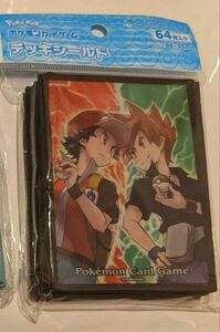 ポケモンカード　デッキシールド　レッド&グリーン　未開封品